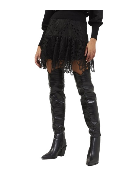 French Connection - Falda Gina Lace Mix