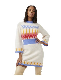French Connection - Vestido Neya Fair Isle