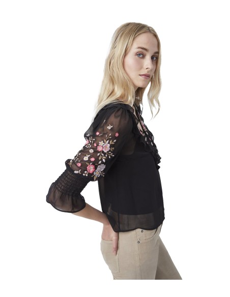 French Connection - Blusa Eve Embroidered