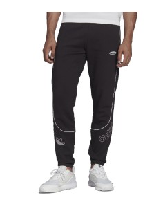 Pantalones Sweatpant Q1 Black Hombre Negro