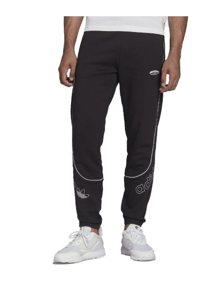 Pantalones Sweatpant Q1 Black Hombre Negro