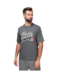 BOSS x Russell Athletic - Camiseta Relaxed Fit Exclusive Logo