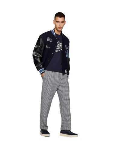 BOSS x Russell Athletic - Camiseta Relaxed Fit Exclusive Logo