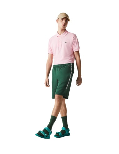 Lacoste - Pantalón Corto con Franjas Laterales