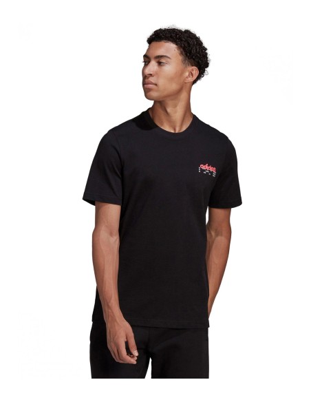 Adidas - Camiseta para Hombre Negra