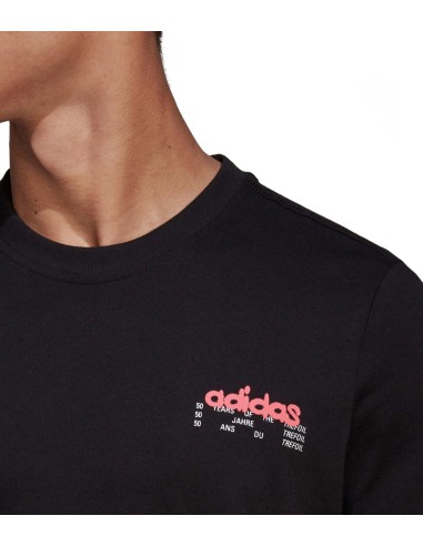 Adidas - Camiseta para Hombre Negra