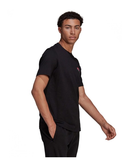 Adidas - Camiseta para Hombre Negra