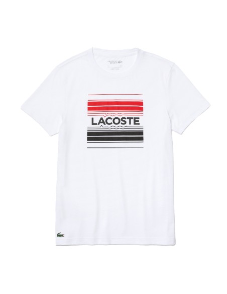Lacoste SPORT - Camiseta con Estampado Estilizado