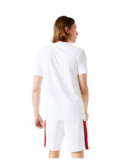 Lacoste SPORT - Camiseta con Estampado Estilizado