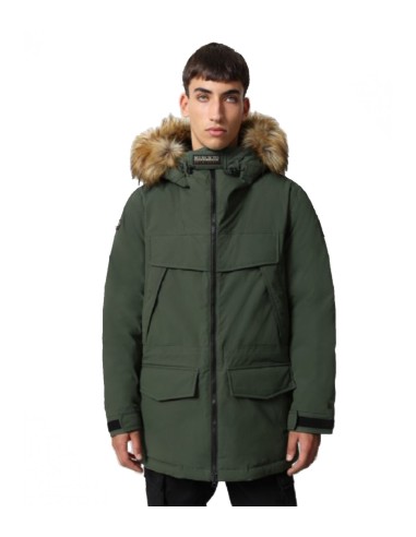 Napapijri - Chaqueta para Hombre Verde - Parka