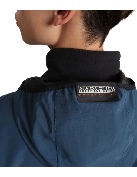 Napapijri - Chaqueta Unisex Azul - Canguro