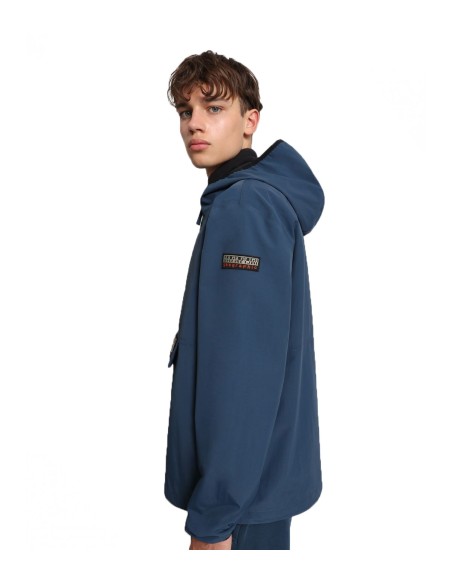 Napapijri - Chaqueta Unisex Azul - Canguro