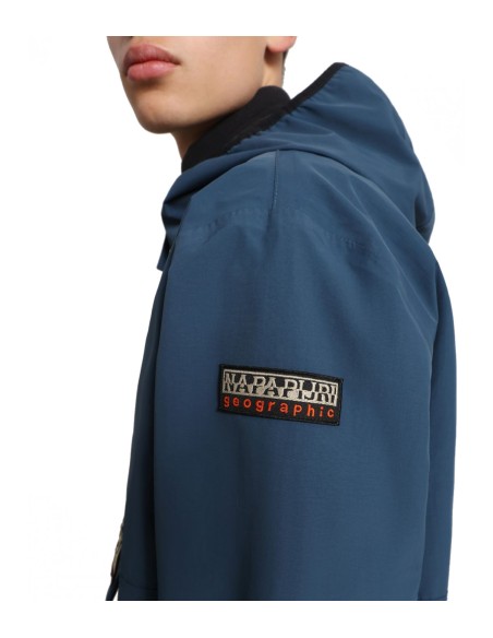 Napapijri - Chaqueta Unisex Azul - Canguro