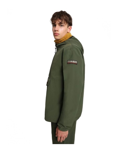 Napapijri - Chaqueta Unisex Verde - Canguro