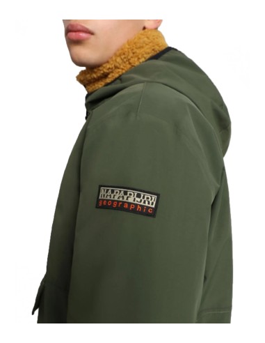 Napapijri - Chaqueta Unisex Verde - Canguro