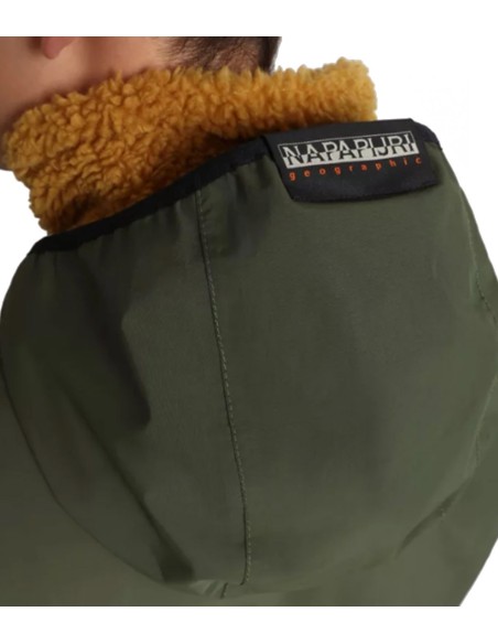 Napapijri - Chaqueta Unisex Verde - Canguro