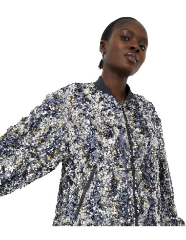 French Connection - Chaqueta Binalo de Lentejuelas