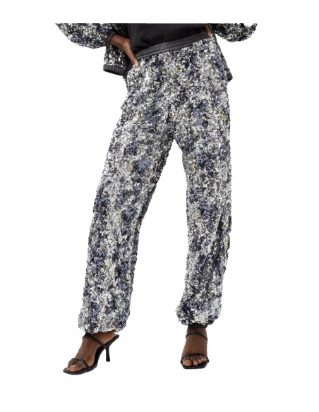 French Connection - Pantalón Jogger Binalo de Lentejuelas