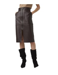 French Connection - Falda de Piel Caldinas