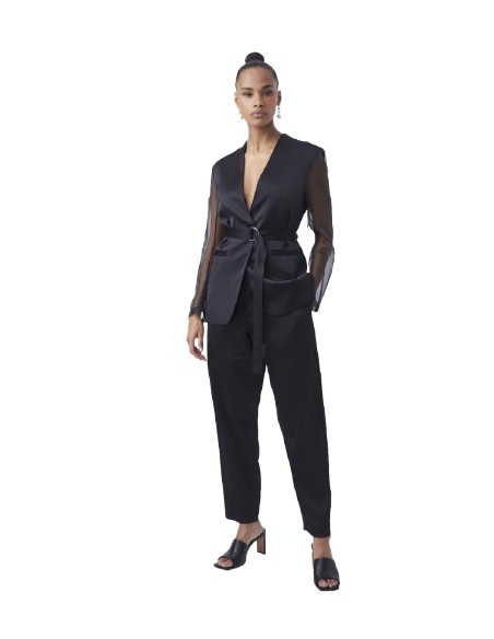 French Connection - Chaqueta de Traje Enid Satinada