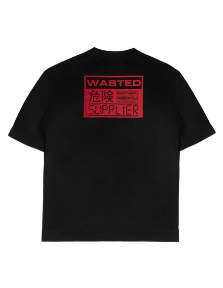 Wasted Paris - Camiseta para Hombre Negra - Chill Hide Wasted x Supplier