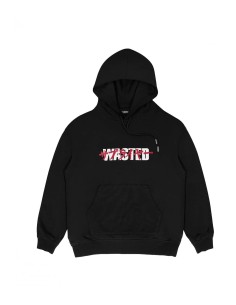 Wasted Paris - Sudadera para Hombre Negra - Chill Blast Wasted X Supplier