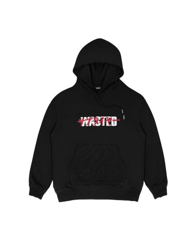 Wasted Paris - Sudadera para Hombre Negra - Chill Blast Wasted X Supplier