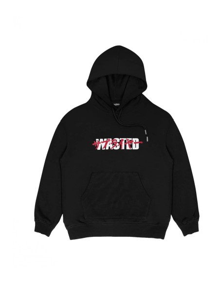 Wasted Paris - Sudadera para Hombre Negra - Chill Blast Wasted X Supplier
