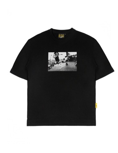 Wasted Paris - Camiseta para Hombre Negra - Glory Wasted X Charles Peterson