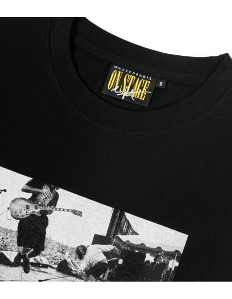 Wasted Paris - Camiseta para Hombre Negra - Glory Wasted X Charles Peterson