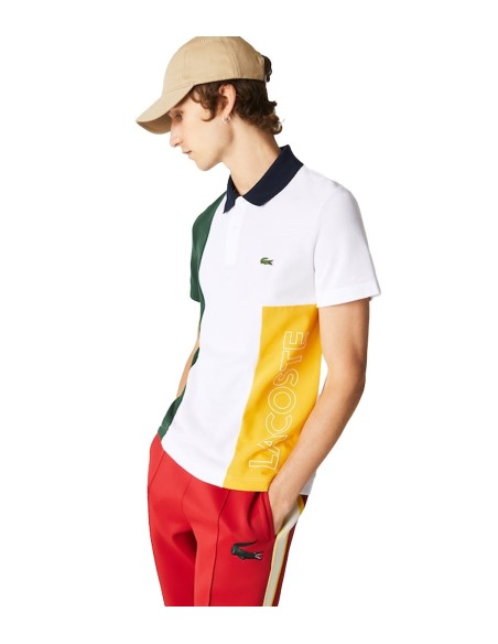 Polos Chemise Col Bord-Cotes Ma Hombre Rojo