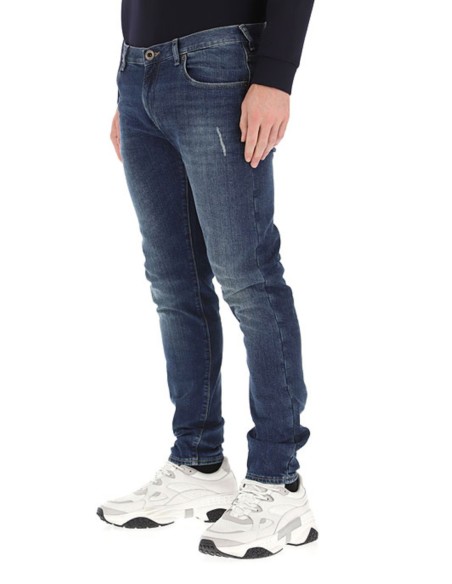 Emporio Armani - Pantalón Hombre Azul