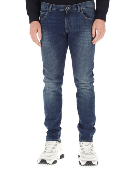 Emporio Armani - Pantalón Hombre Azul