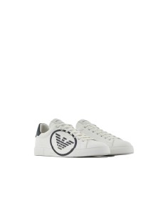 Emporio Armani -  Zapatillas de Piel con Logo