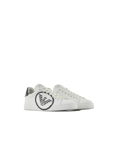Emporio Armani -  Zapatillas de Piel con Logo