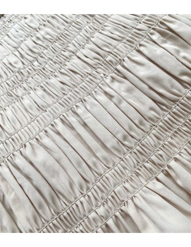 Self Portrait - Mini  Vestido Shirred Cotton