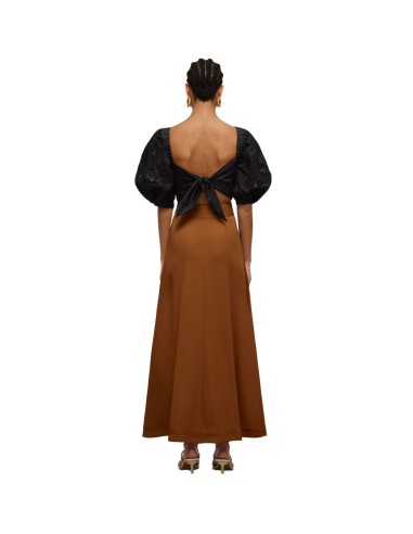 Self Portrait - Vestido Polka Dot Wrap Midi