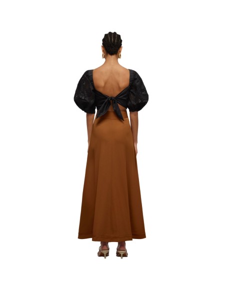 Self Portrait - Vestido Polka Dot Wrap Midi