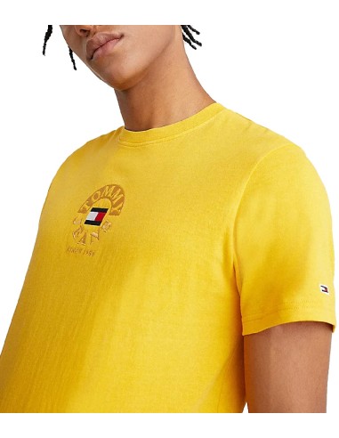 Tommy Jeans - Camiseta con Logo Bordado Circular