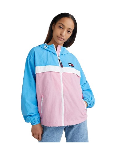 Tommy Jeans - Cortavientos Chicago con Diseño Color Block