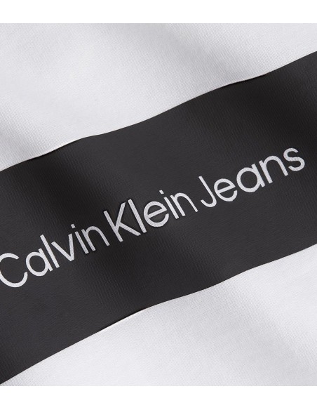 Calvin Klein Jeans - Camiseta Contrast Instit Stripe