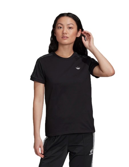 Adidas - Camiseta para Mujer Negra - Originals