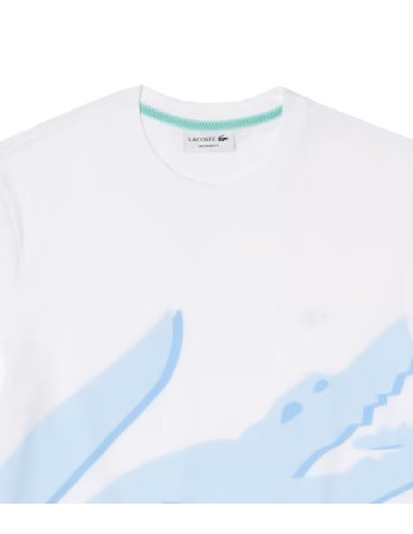 Lacoste - Camiseta Summer Turtle Neck S Blanca