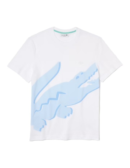 Lacoste - Camiseta Summer Turtle Neck S Blanca