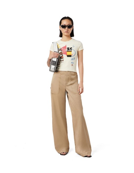 DIESEL - Camiseta Patchwork T-CUTIE