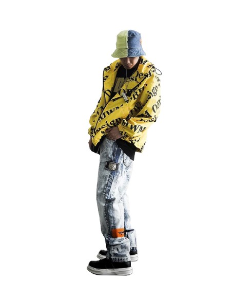 00.Pantalón Pants Hombre1 White/Blue