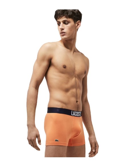 Lacoste - Pack x3 Bóxer Logo Waist