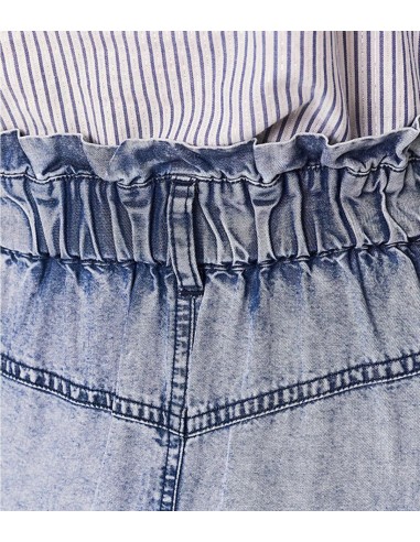 IKKS - Falda Tencel Acid Wash