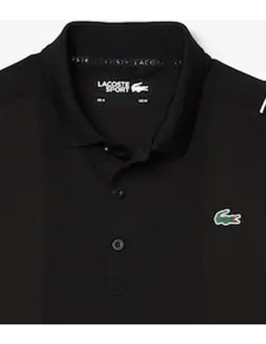 Polos Chemise Col Bord-Cotes Ma Hombre Negro