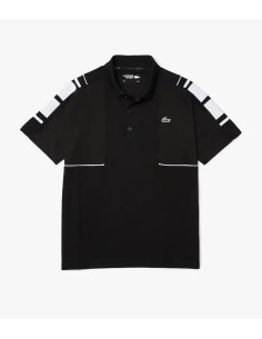 Polos Chemise Col Bord-Cotes Ma Hombre Negro